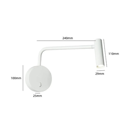 DecorBites™ Enna LED Dimmable Floor Lamp in Gold/Black/White for Minimalist Home Decor