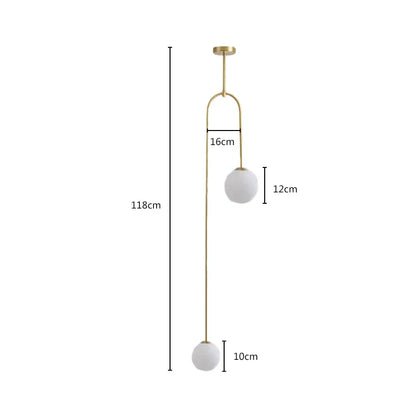 Lámparas colgantes LED DecorBites™ con bola de cristal y acabado en latón para iluminación de restaurantes y dormitorios