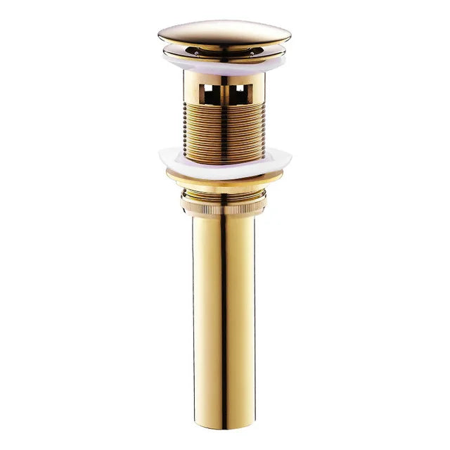 Decorbites™ Grifo de Lavabo Dorado: Grifo de Fregadero de Baño de Una Manija y Mezclador de Lavabo de Latón
