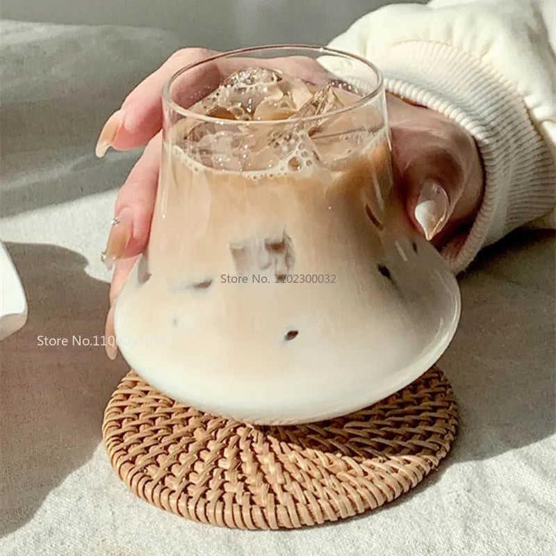 DecorBites™ Glass Cold Brew Latte Whiskey Drinkware Set