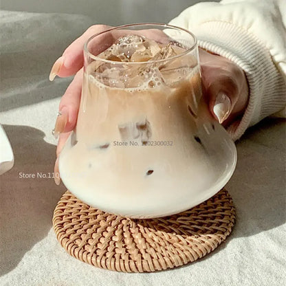 DecorBites™ Glass Cold Brew Latte Whiskey Drinkware Set