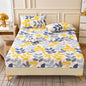 Decobites Floral Printed Fitted Bed Sheets for Single/Queen/King Mattress