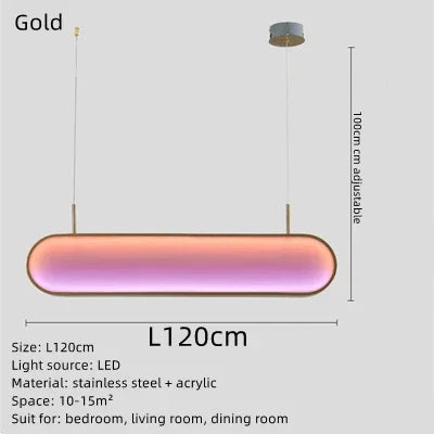 DecorBites™ LED Sunset Chandelier: Remote Control Color Atmosphere Lighting Fixtures