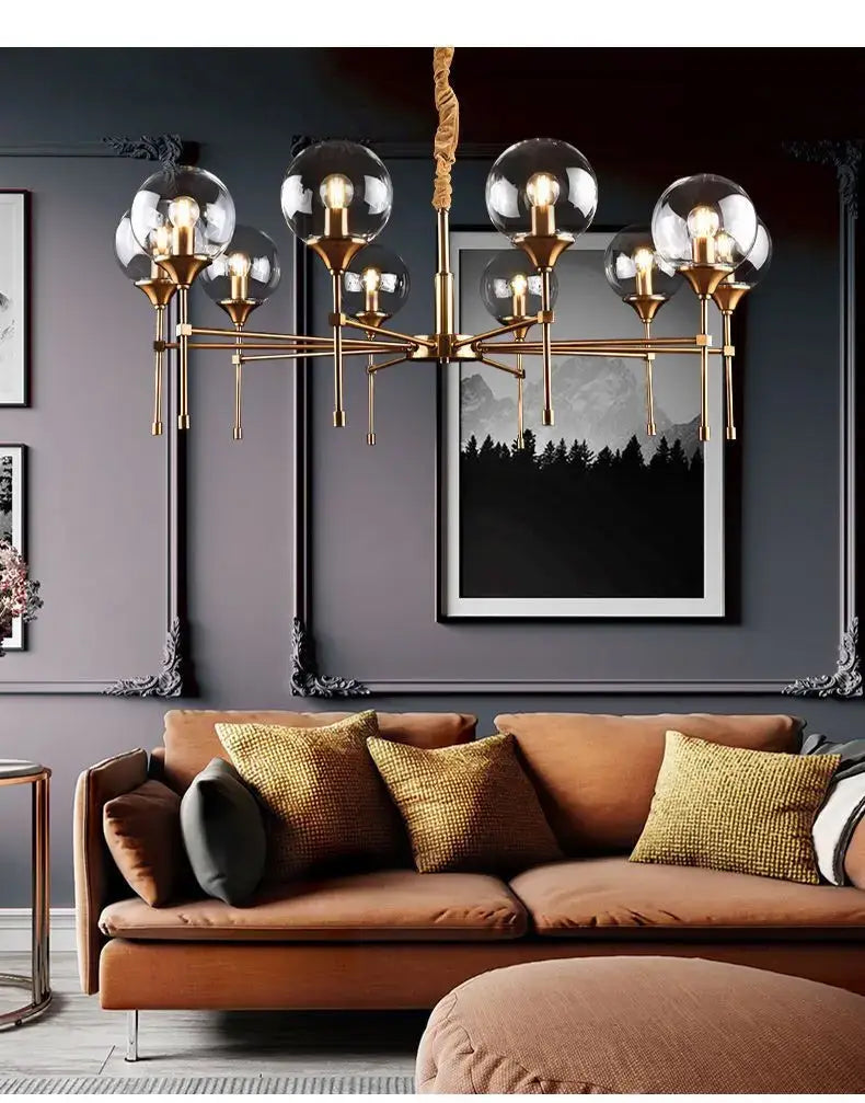 DecorBites™ Designer Metal Chandelier for Modern Living