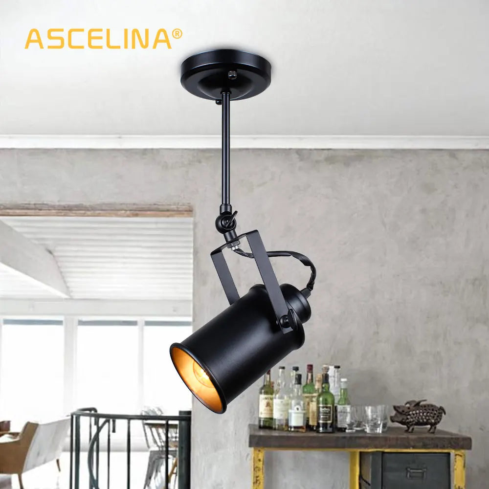 DecorBites™ Industrial Retro Ceiling Lamp American Loft Style E27 for Home Decor