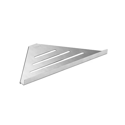 DecorBites™ Brushed Gold Stainless Steel Bathroom Triangle Rack for Stylish Shower Storage