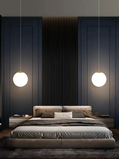 Lámpara colgante LED con bola de cristal DecorBites™ para comedor y dormitorio