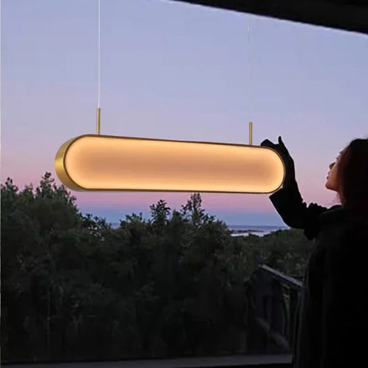 DecorBites™ LED Sunset Chandelier: Remote Control Color Atmosphere Lighting Fixtures