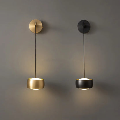 DecorBites™ Copper Adjustable LED Wall Lamp for Bedroom Reading