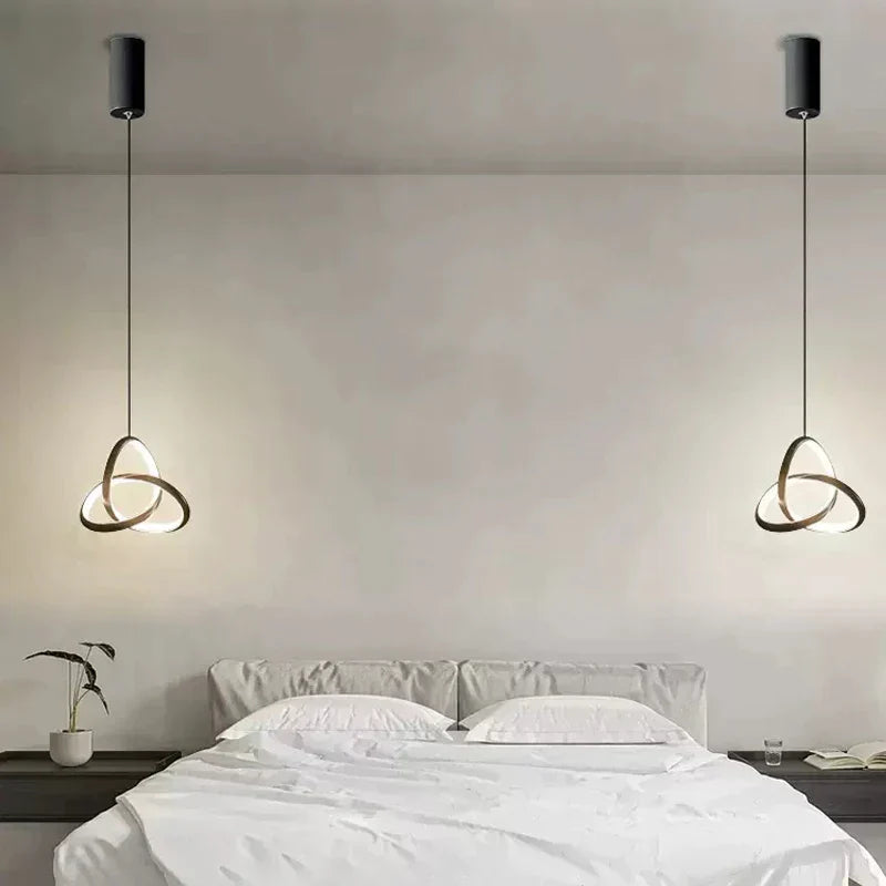 DecorBites™ LED Minimalist Pendant Light Chandelier for Modern Decor Art in Bedroom Living Room