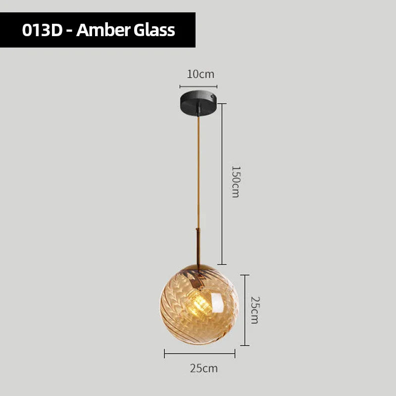 DecorBites™ Glass Chandelier Pendant Lights for Bedside, Kitchen, Restaurant, Bar, Home Lighting