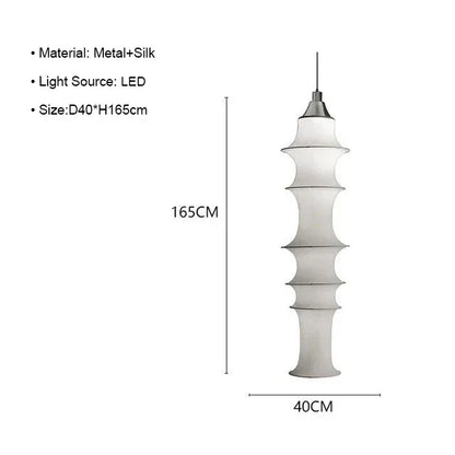 Lámpara de pie LED japonesa DecorBites™ Cream Silk para decoración moderna de salas de estar
