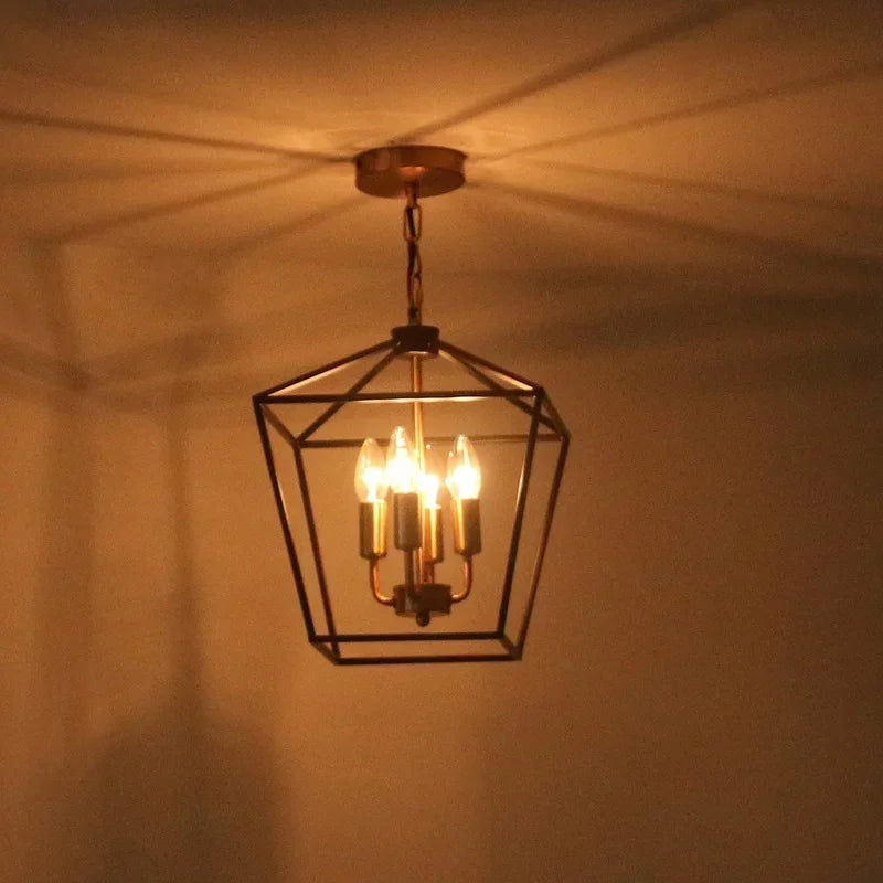 DecorBites™ Country Style Iron LED Chandelier for Home Lighting