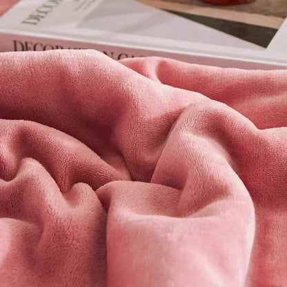 Decobites Fleece Weighted Blanket: Super Soft, Anti-Pilling, Keep Warm for Beds