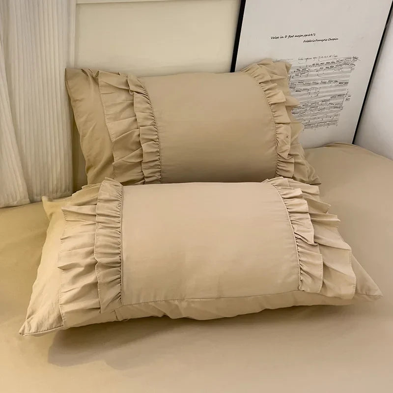 Microfiber Lace Duvet Set