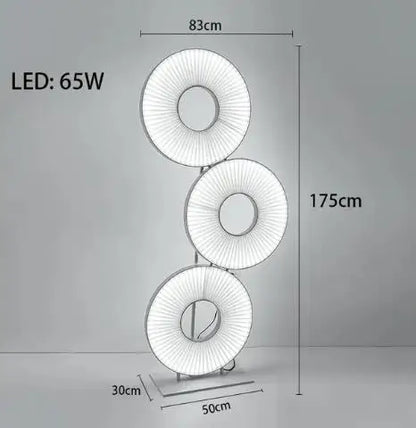 DecorBites™ Donut LED Pendant Light - Modern Minimalist Round Lamp for Bedroom Decor