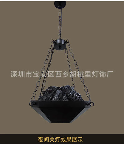 DecorBites™ Industrial Pendant Light: Retro American Style Chandelier for Dining Room and Restaurant