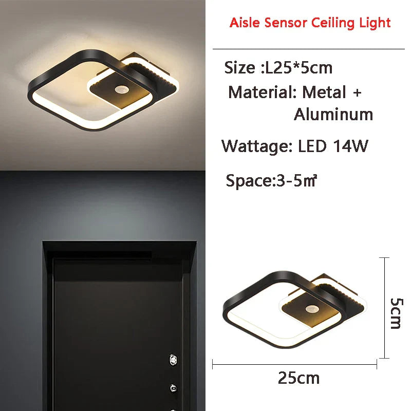 DecorBites™ LED Motion Sensor Ceiling Lamp for Home - Indoor Lighting Fixtures