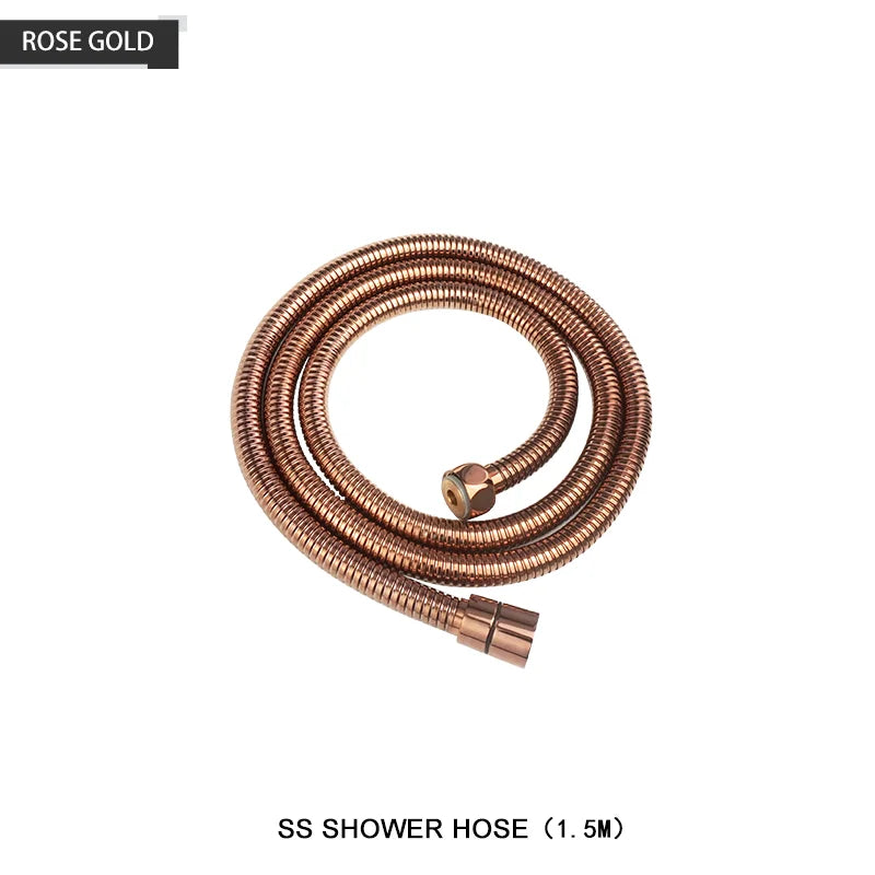 DecorBites™ Brass Handheld Shower Head in Brushed Golden Finish