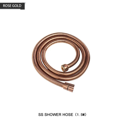 DecorBites™ Brass Handheld Shower Head in Brushed Golden Finish