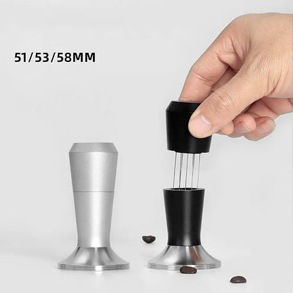 DecorBites™ Coffee Distributor & Tamper Set with Magnetic Stirrer and WDT Tool