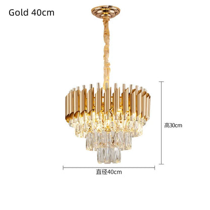 Lámpara colgante LED de cristal DecorBites™ para espacios de vida modernos