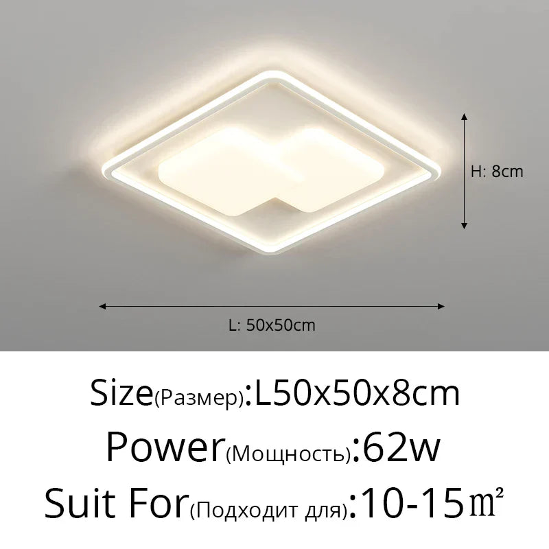 DecorBites™ LED Chandelier Light for Bedroom Living Room Kitchen Indoor Ceiling Lighting