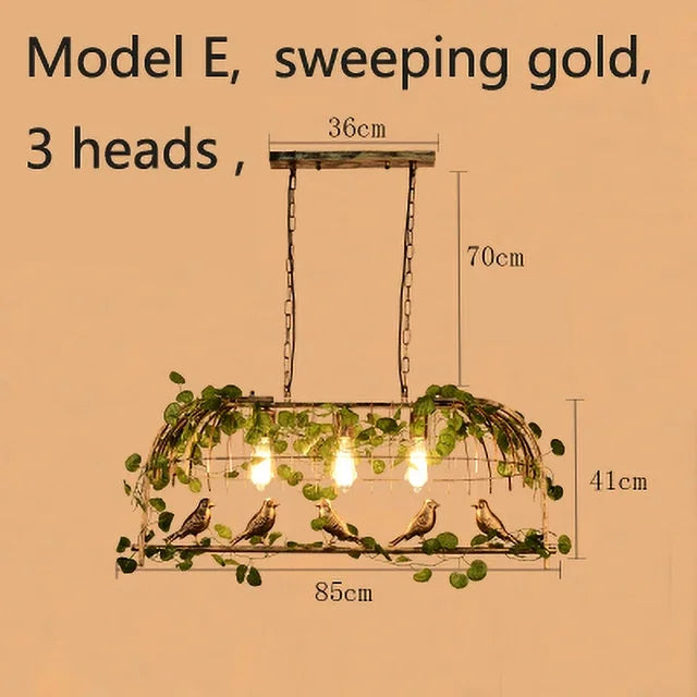 DecorBites™ Birdcage Pendant Lights: Elegant Decoration for Restaurants, Bars, and Living Rooms