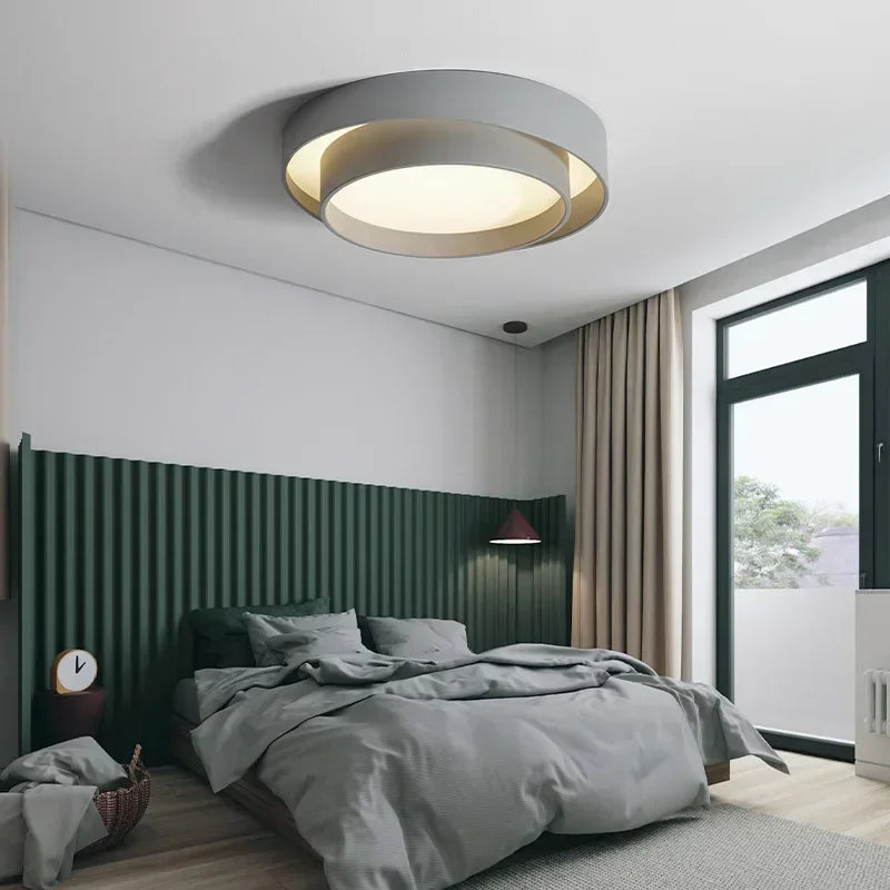 DecorBites™ LED Ceiling Light Modern Minimalist Indoor LightingFixture White Black Grey