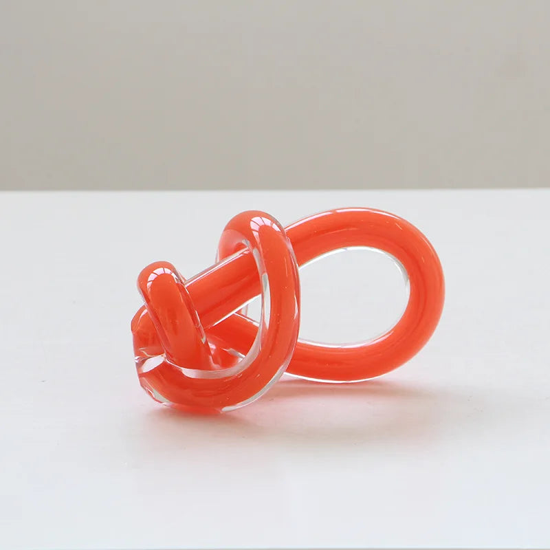 ديكورات منزلية من ديكوربايتس™ بعقدة خيط زجاجية هندسية