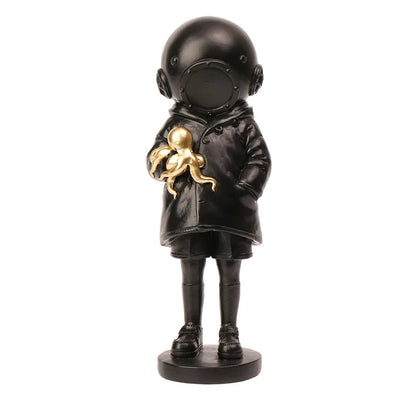 DecorBites™ Deepsea Diver Sculpture Banksy Collectible Toy Resin Figurine Home Decor