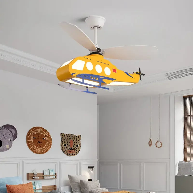 Boys' Helicopter Ceiling Light
