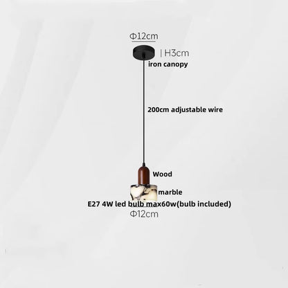 Lámpara colgante LED DecorBites™ con globo de alambre ajustable