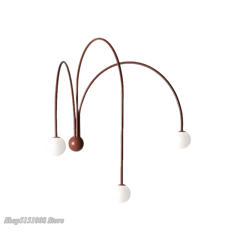 DecorBites™ Branch Glass Iron Wall Lamps: Modern Living Room Bedroom Lighting Sconce