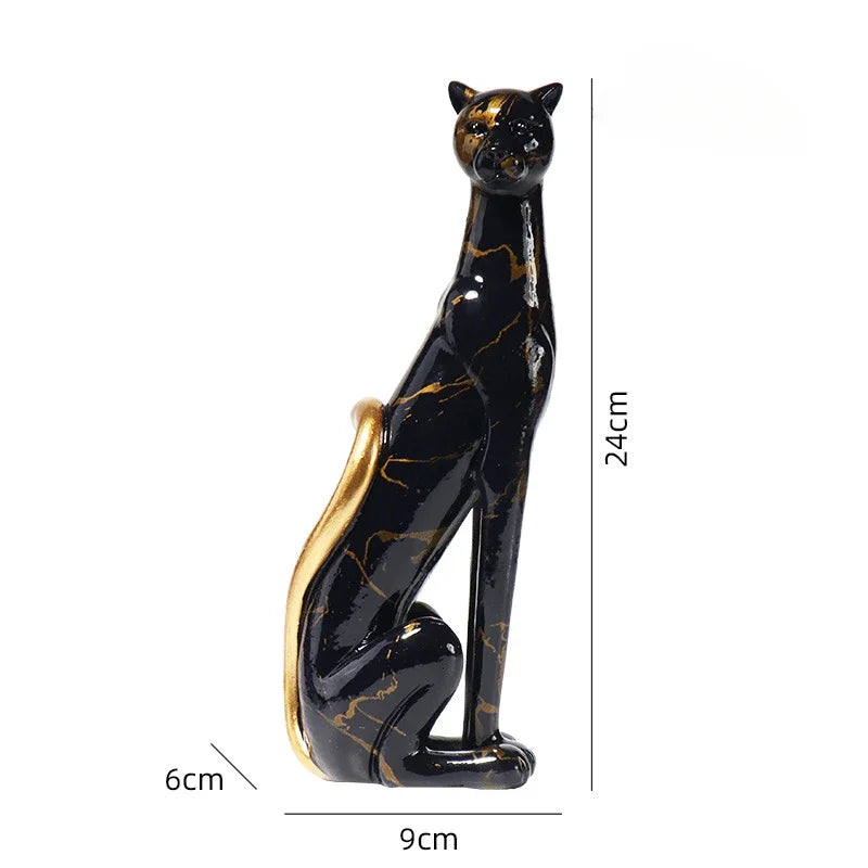 DecorBites™ Leopard Resin Sculpture - Home Office Decoration & Gift