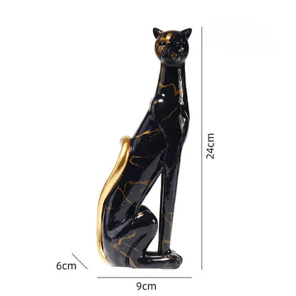 DecorBites™ Leopard Resin Sculpture - Home Office Decoration & Gift
