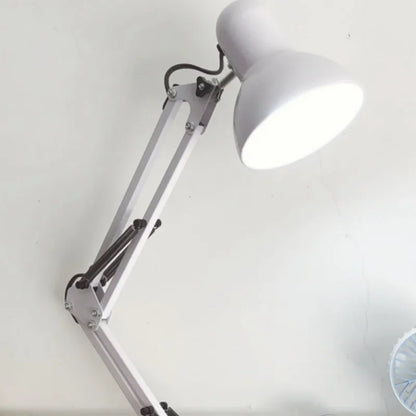 مصباح مكتبي LED بذراع متأرجح قابل للتعديل من DecorBites™ مع مفتاح للقراءة في المكتب وبجانب السرير