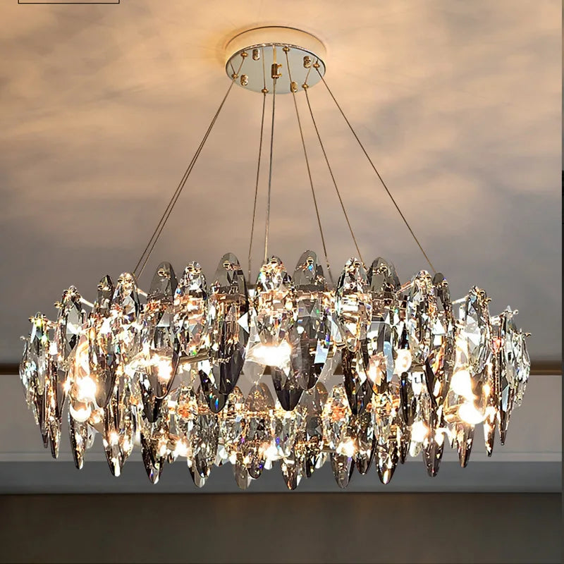 DecorBites™ Kristal 2024 Chandelier LED Light for Dining and Living Room Decor