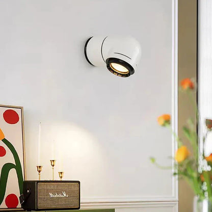 DecorBites™ LED Wall Light White Red PVC 4000K Modern Sconce for Bedroom Living Room