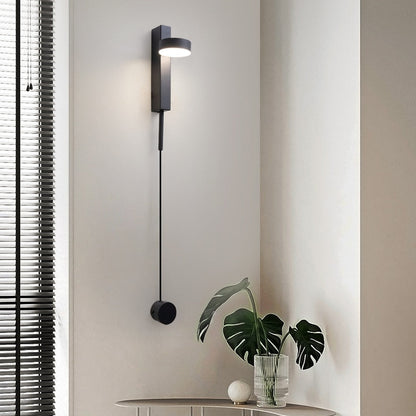 Emelie - Gold Wall Lamp with Dimmer Switch