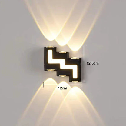DecorBites™ IP65 LED Wall Lamp for Indoor/Outdoor Waterproof Garden Lighting