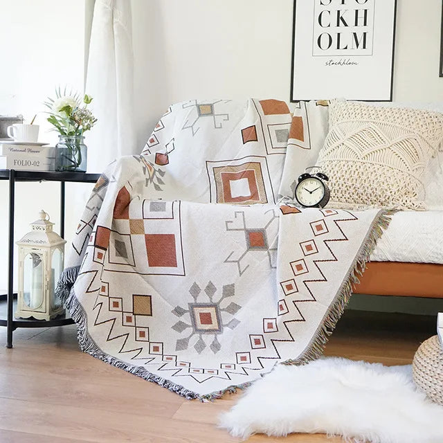 Gothic Cotton Throw Blanket