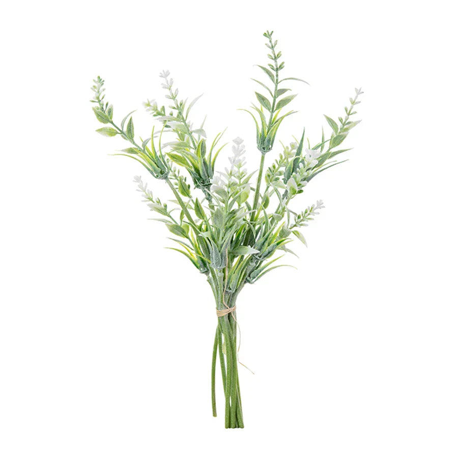 DecorBites™ Lavender Wedding Wreath Artificial Flowers Home Decor Craft Fake Plants