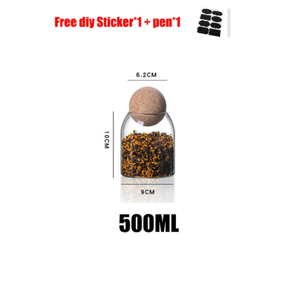 DecorBites™ Glass Bottle Dispenser Set: Jars, Shampoo, Olive Oil, Makeup Jar