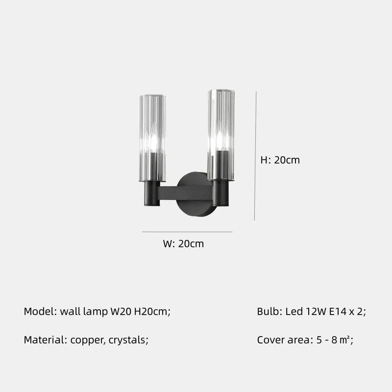 ثريا كريستالية من DecorBites™ - إضاءة LED فاخرة لغرفة المعيشة