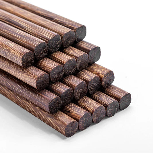 DecorBites™ Healthy Wood Chopsticks Set for Sushi, Reusable Household Tableware