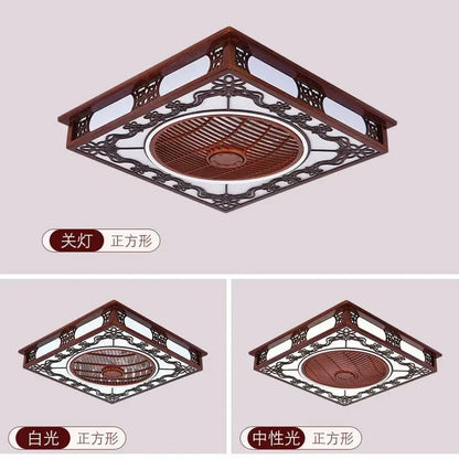 DecorBites™ Integrated Invisible Ceiling Fan Lamp Chandelier for Living Room, Dining Room, Bedroom