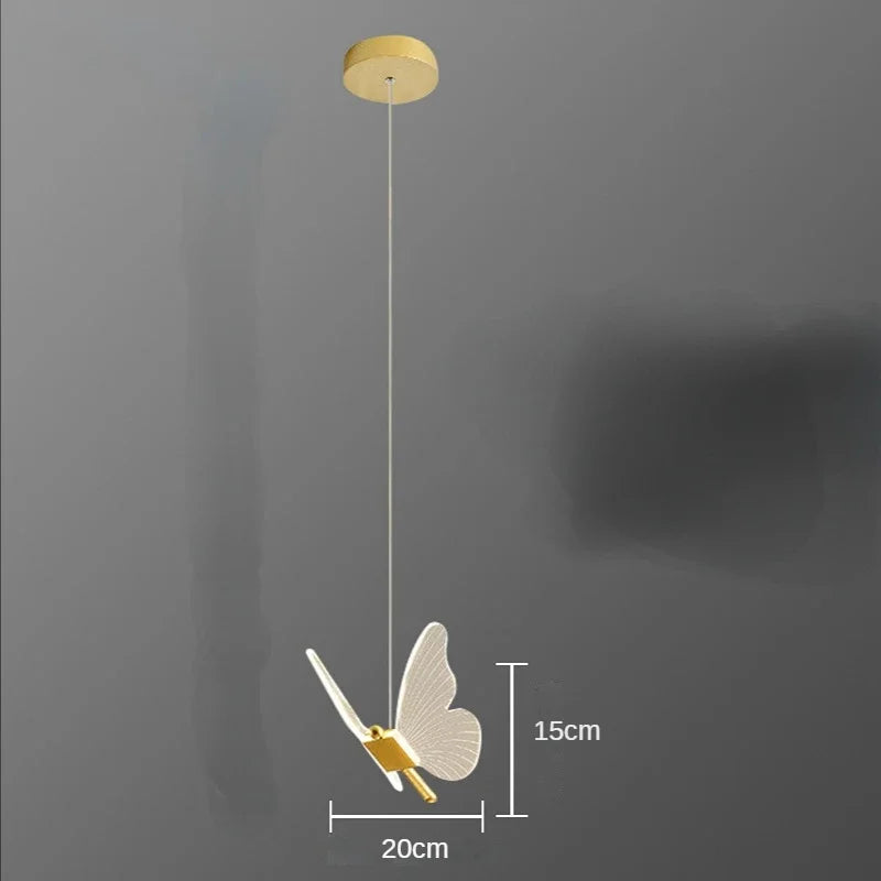 DecorBites™ Butterfly LED Pendant Light for Bedroom and Living Room Decor