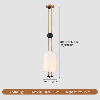 DecorBites™ Glass LED Chandelier: Elegant Ceiling Light for Home Decor and Ambiance