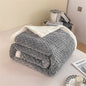 Decobites Sherpa Fleece Plush Blanket Throw - Cozy Solid Color BedSheet